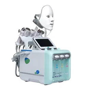 Mesin mikrodermabrasi multifungsi 7 In 1, mesin perawatan wajah pembersihan dalam komedo pori-pori untuk penggunaan di Salon dan rumah