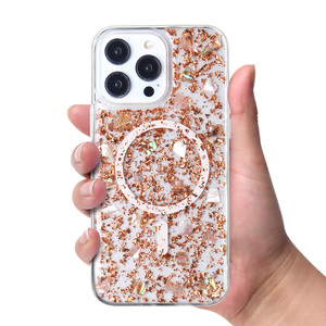 Wholesale Customizable KINGSOUL Ins Style Android IOS Magnetic <b>Ring</b> Holder Epoxy Crafted TPU+PC Shockproof <b>Phone</b> Cases for 14/16 - Product Image 4