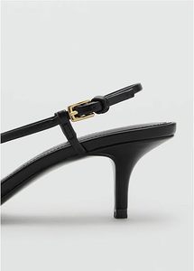 <span class=keywords><strong>Sandali</strong></span> con <span class=keywords><strong>Tacco</strong></span> <span class=keywords><strong>Basso</strong></span> per <span class=keywords><strong>Donna</strong></span>, Modello Kitten Heel Nero, Produzione di Calzature Femminili - Product Image 3