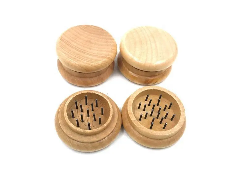 Hot Sale Wooden Herb Grinder Spices Acceptable Customized Logo Grinder