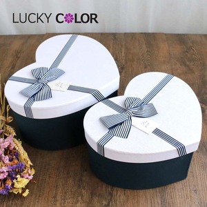 Custom Cartoon Decorative Heart Shaped Boxes With Bow Wholesale Packing Gift Boxes