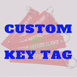 Biểu Tượng Tùy Chỉnh Thêu Màu Đỏ Vải Chuyến Bay Keychain Vải Chuyến Bay Key Tag Cho Khuyến Mãi Loại Bỏ Trước Khi Rush Vòng Chìa Khóa - Product Image 6