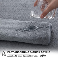 Serviette de bain en corail tissé sur mesure, écologique, séchage rapide, douce, en velours de corail, ensemble de serviettes de bain pour salon de spa