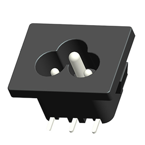 Nhà sản xuất chuyên nghiệp cho <span class=keywords><strong>AC</strong></span> Phích cắm điện và ổ cắm đầu vào C6 3 pin receptacles 6/8A 250V nối ngay thiên thần <span class=keywords><strong>PCB</strong></span> gắn - Product Image 3