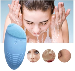 Đơn giản trọng lượng nhẹ tùy chỉnh Silicone bàn chải làm sạch da cầm tay công cụ điều trị mụn trứng cá trong màu sắc khác nhau để sử dụng nhà - Product Image 3
