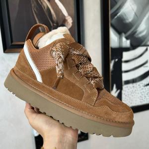 2025 mùa thu mùa đông của phụ nữ uggs Tasman tuyết khởi động nhiệt ấm áp thoáng khí chống trượt thiết kế giày Chất lượng cao len làm chiều cao - Product Image 3