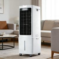 Ventilateur de refroidissement par évaporation portable, réservoir d'eau de 20 L, humidificateur, écologique, 3 modes, minuterie, télécommande, voiture, hôtel, maison, bureau