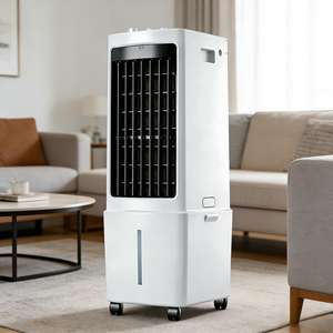 Enfriador de <span class=keywords><strong>Aire</strong></span> Evaporativo Portátil con Tanque de <span class=keywords><strong>Agua</strong></span> de 20L, Humidificador Ecológico, 3 Modos, Temporizador, Control Remoto, para Auto, Hotel, Hogar y Oficina - Product Image 4