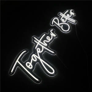 إسقاط الشحن مقاوم للماء حسب الطلب أفضل معا الاكريليك Led رسالة ضوء النيون علامة مخصصة لديكور عيد الميلاد - Product Image 6