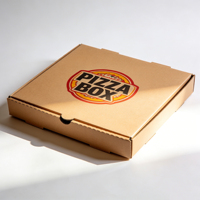 SP4627 Vente en gros de boîtes à pizza en carton ondulé, logo personnalisé, grande boîte à pizza, boîtes à en-cas, emballages pour aliments frits, emballages pour pizzas