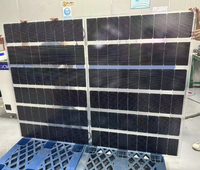 Module photovoltaïque BIPV sans cadre haute efficacité transparent et coloré 450W 500W 550W, panneau solaire BIPV pour façade en verre de bâtiment