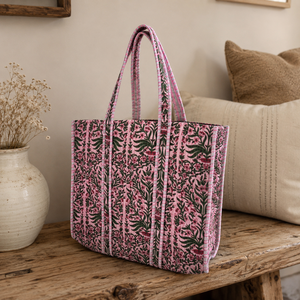 Women's Stylish Cotton Tote <b>Bag</b> with Secure Zipper Closure <b>Large</b> Shoulder Shopper Handbag for Travel <b>Beach</b> Shopping Grocery Work - Product Image 5