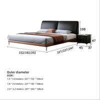 Cama de Plataforma Tatami Japonesa Moderna, Tamaño King/Queen, de Madera Sólida Ecológica, Muebles de Dormitorio, Venta Directa de Fábrica