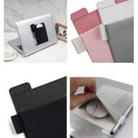 Kantong Mouse Elastis Perekat Dapat Digunakan Kembali dengan Logo Kustom untuk Laptop, Tas Organizer Perekat untuk Kabel Mouse dan Stylus