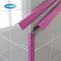 Profilé de transition en PVC en forme de L pour carrelage, accessoires pour carrelage