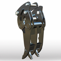 Grappin hydraulique pour excavatrice, accessoire pour bois et billes de bois, prix compétitif, fabriqué en Chine