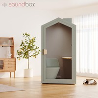 Pod de méditation de réduction du bruit un espace de repos calme personnel privé cabines insonorisées