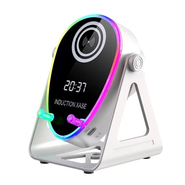 Wireless Mini Speaker H68 RGB Light Multifunction Speaker 180 Rotation Stereo Sound Speaker
