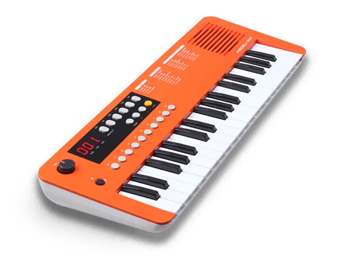 Medeli Keyboard MK37 Smart Entry-Tastatur für Kinder 37 Tasten Klavier