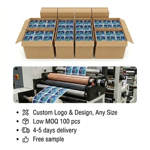 Étiquettes personnalisées imperméables pour aliments surgelés, rouleau d'autocollants en papier synthétique avec faible MOQ - Product Image 6