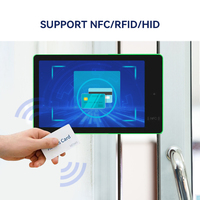 Tableta Android OEM Nueva con Pantalla Táctil LCD de 10.1 Pulgadas, Montaje en Pared, Wi-Fi, Alimentación POE, Barra de Luz LED RK3288, Sistema de Reservas para Sala de Reuniones