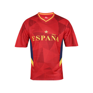 Maillot <span class=keywords><strong>de</strong></span> football respirant à manches courtes pour supporter <span class=keywords><strong>de</strong></span> l'équipe nationale d'Haïti, avec drapeau, multi-pays, pour matchs <span class=keywords><strong>de</strong></span> football - Product Image 5