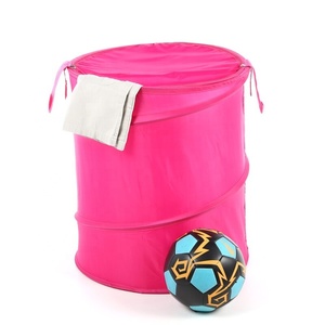 Waterproof PE Cotton PP Pop up Foldable Collapsible Laundry and Trash Basket <strong>Hamper</strong> for Home Collection and Medical Supplies - Product Image 2