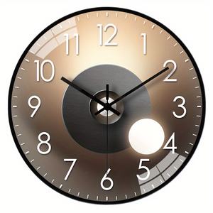 Moderne Luxus 8-Zoll Quarz Wanduhr Silent Fashion Wohnzimmer Home Decor Single Face Light Luxus Werbe Quarzuhr - Product Image 4