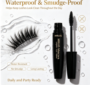 MRUIS Mascara allongeant et volumisant les <span class=keywords><strong>cils</strong></span>, imperméable, résistant aux taches, formule douce, maquillage pour les yeux, pour les femmes, pour les fêtes quotidiennes, cosmétiques - Product Image 5