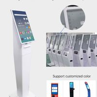 Machine de kiosque tactile Touchwo avec logo personnalisé Terminal de paiement en libre-service debout au sol de bureau avec imprimante thermique