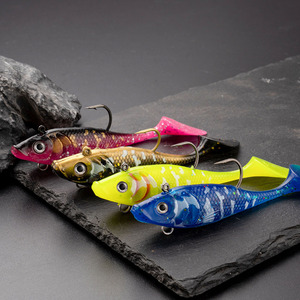 Leurre souple de pêche pré-monté avec lame rotative 7g 23g 41.6g pour eau salée et eau douce, idéal pour le bar, le brochet et la perche. - Product Image 4