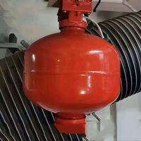 Alat Pemadam Kebakaran Bubuk Baja Merah Otomatis Gantung Portabel Bersertifikasi XingLong ISO9001 Kelas ABC 4kg-12kg 15-30d 1 Tahun