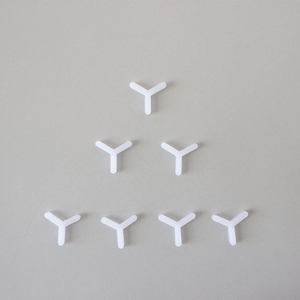 Sunsbuild Espaciadores de Junta de Ladrillo de Espesor Personalizable PP Blanco de 3mm de Buena Calidad Dropshipping para Trabajo de Control de Costura de Azulejo de Taller - Product Image 3