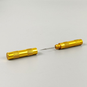 Haima Xuan Airbrush Cleaning Needle Gold Aluminum Portable For Artwork <b>Paint</b> <b>Tools</b> - Product Image 3