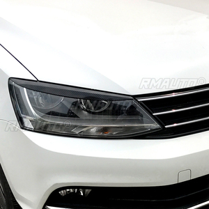 ฝาครอบตกแต่งไฟหน้าแบบคู่ วัสดุ ABS สำหรับรถยนต์ Volkswagen VW Jetta MK6 Sagitar NCS ปี 2010 2011-2018 - Product Image 3