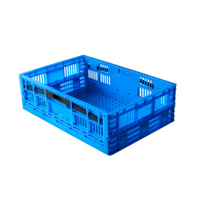 Biểu Tượng Tùy Chỉnh Có Thể Gập Lại Nhựa Vận Chuyển Crate Stackable Đóng Mở Gấp Crate Di Chuyển Crate Xếp Chồng Trái Cây Rau Giỏ - Product Image 2