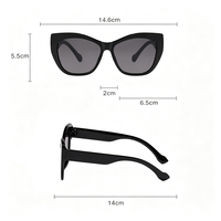 Lunettes de soleil œil de chat tendance, imprimé léopard rétro, protection UV, pour femmes, pour la plage, les fêtes et les voyages quotidiens