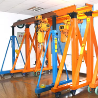 Grue portique légère en aluminium pour l'entretien des hélicoptères, avions et aérопuistres, à vendre