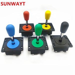 Cần Điều Khiển Phong Cách Tây Ban Nha 4/8 Way Với 4 Microswitch Red & Black Balltop Cần Điều Khiển Phong Cách Mỹ Cho Máy Chơi <span class=keywords><strong>Game</strong></span> - Product Image 3