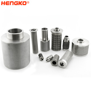 Tubo de Malha Porosa de Aço Inoxidável, Filtro de Malha Espiral Soldada, Cilindro de Tubo de Fio Sinterizado, Tela Perfurada para Jateamento de Areia - Product Image 4