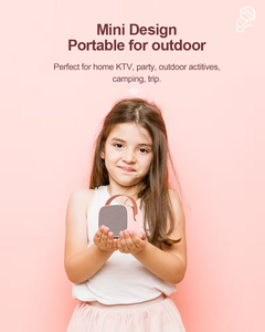 High Quality Speaker with Wireless Mic Small <strong>Bluetooth</strong> Mike <strong>Portable</strong> <strong>Sound</strong> <strong>System</strong> Karaoke Mini Microphone Machine for Kids - Product Image 5
