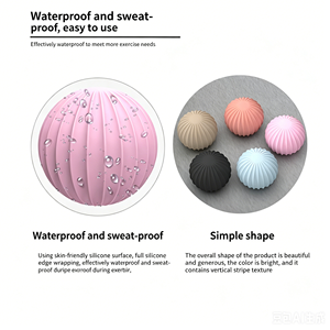 1.5KG Customizable Durable Suitable Silicone Weighted Ball for Yoga Pilates <b>Strength</b> <b>Training</b> - Product Image 3