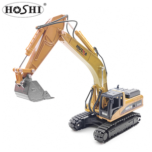 รถขุดโลหะผสม HOSHI HUINA 1710 ขนาด 1/50 รถบรรทุกขุดดินแบบหล่อขึ้นรูป รถก่อสร้างวิศวกรรมระดับมืออาชีพ - Product Image 2