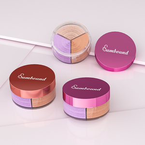 Pot de poudre vide rose acrylique rechargeable personnalisé de 3 oz avec tamis à mailles - Product Image 5
