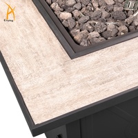 Table de feu de tuile de propane Offre Spéciale pour la table extérieure de foyer de décoration de jardin