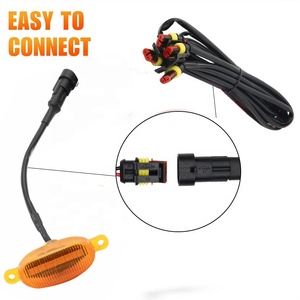 Kit de barre lumineuse de signalisation à DEL 12V pour voitures, feux de jour, mini balise ambrée pour capot avant, feux clignotants, nouveauté - Product Image 4