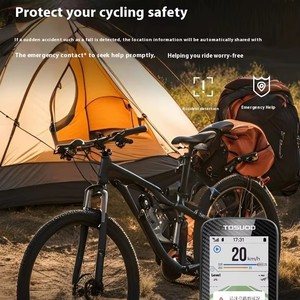 Ordinateur de vélo intelligent numérique GPS <span class=keywords><strong>COOSPO</strong></span> CS300 avec capteur sans fil pour vélo de route - Product Image 5
