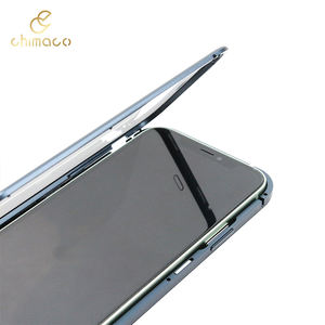 Di lusso A 360 Gradi Della Copertura Completa di Protezione In Vetro Temperato di Vibrazione Magnetica Cassa Del Telefono del respingente del Metallo Per il <span class=keywords><strong>iPhone</strong></span> <span class=keywords><strong>12</strong></span> - Product Image 4