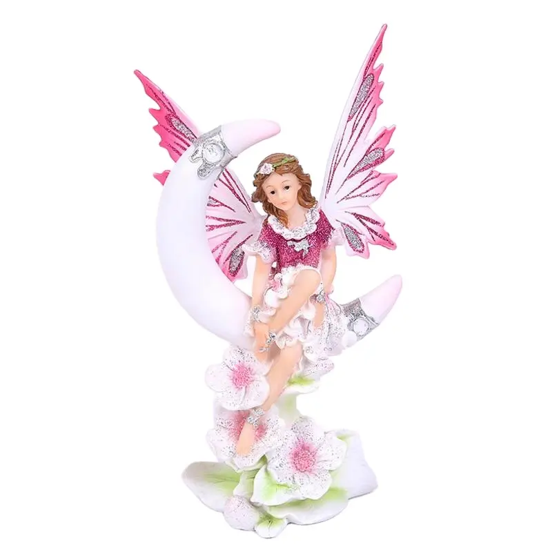 Großhandel Harz Ornamente Modernes kreatives Design Poly resin Fairy Angels