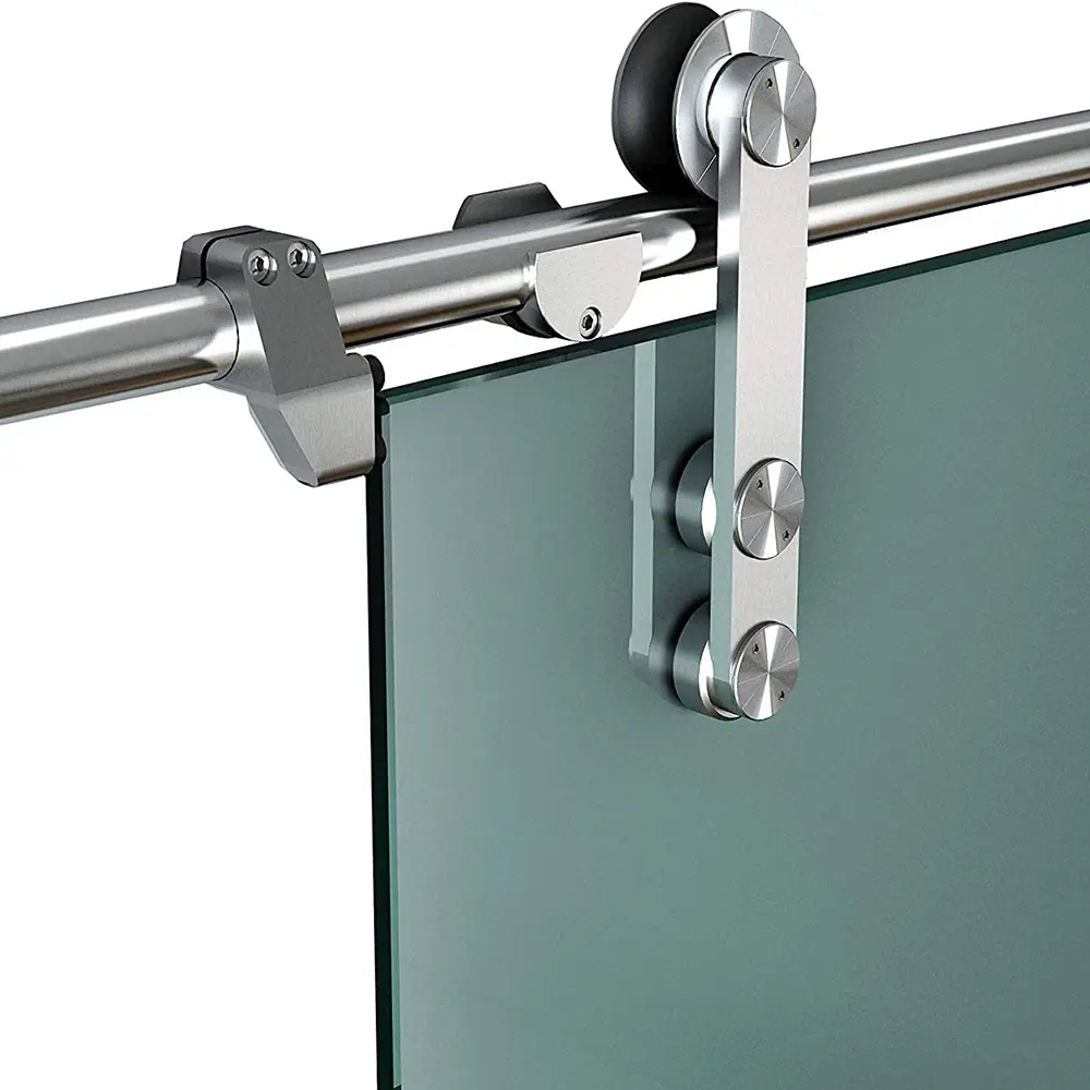 Beliebte rahmenlose Glass chiebetür Set Rolle für Duschraum Dusch tür Gehäuse Badezimmer Schiebetür Glas Trennwand